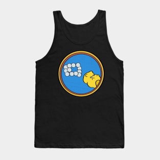 Nostalgic Hippo from the 90s and 80s Tank Top